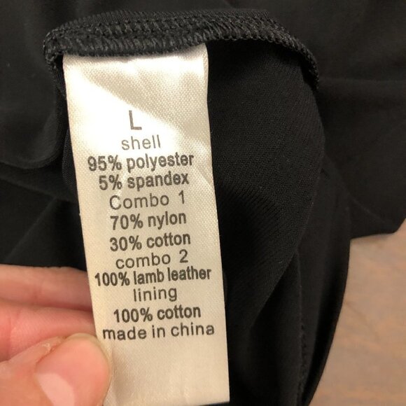 Cut 25 by Yigal Azrouel BlackLeather High Collar Sleeveless Lace Blouse Sz L - Picture 8 of 13